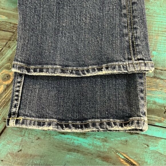 Miss Me Daphne Low Rise Bootcut Jeans Distressed Camo Size 28 - Picture 16 of 16